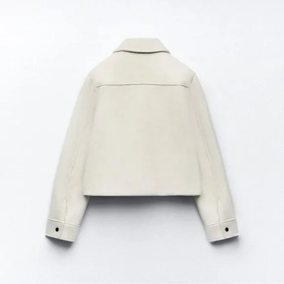 Zara Cream CROPPED SOFT
JACKET - Picture 5 of 12